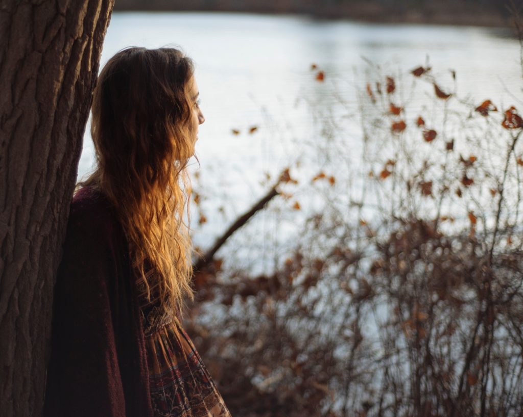 woman staring into distance seeking therapy