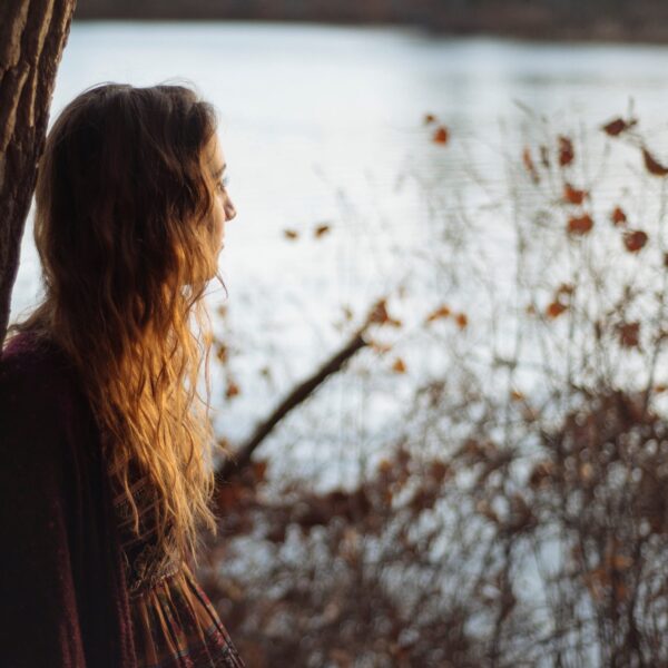 woman staring into distance seeking therapy